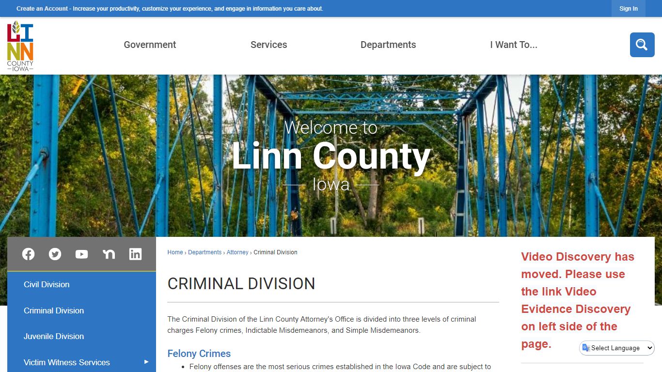 Criminal Division | Linn County, IA - Official Website